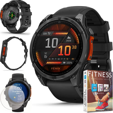 Garmin Fenix 8 47 mm AMOLED Slate Gray with Fitness Suite & Screen Protector