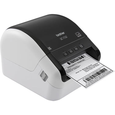 Brother QL-1100 Wide Format Monochrome Label Printer w/ Deco Essentials Guide Bundle