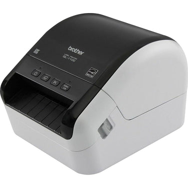 Brother QL-1100 Wide Format Monochrome Label Printer w/ Deco Essentials Guide Bundle