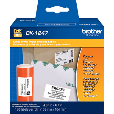 Brother QL-1100 Wide Format Monochrome Label Printer w/ Deco Essentials Guide Bundle