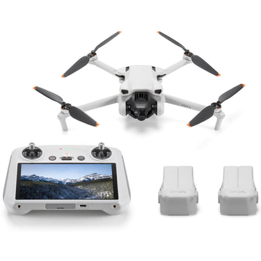 DJI Mini 3 Fly More Combo w/ RC 4K HDR Portable Drone + 12 Month Protection Pack