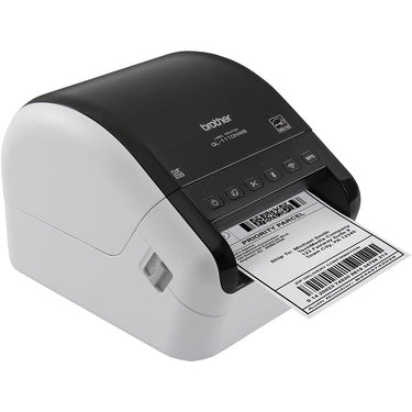 Brother Wide Format Wireless Monochrome Label Printer w/ Deco Essentials Guide Bundle