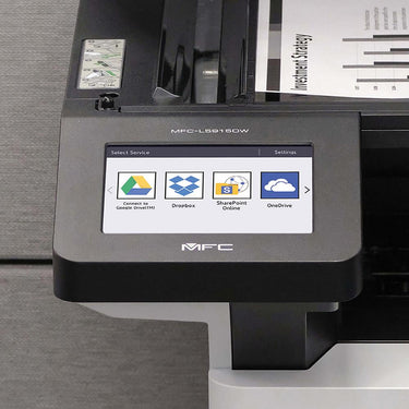 Brother Business Monochrome Laser All-in-One Printer with Guide & Printer Cable