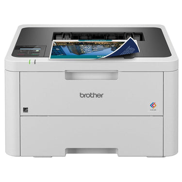 Brother Color Laser Printer with Wireless Printing with Guide & Printer Cable