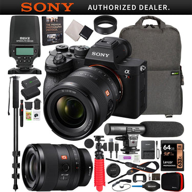 Sony a7R IV Mirrorless Full Frame Camera Bundle + 35mm F1.4 GM Lens SEL35F14GM Kit
