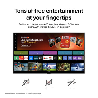 LG 75-Inch Class Nano 4K UHD AI NU70 Smart TV (2026)