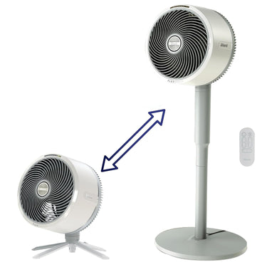 Shark FlexBreeze Pedestal & Tabletop Fan, Indoor & Outdoor, White, Refurbished