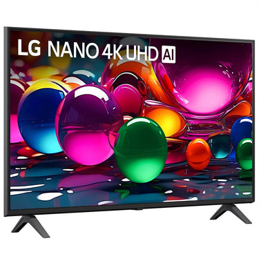 LG 43-Inch Nano 4K UHD AI NU70 Smart TV (2026) w/ 1 YR Extended Warranty Bundle