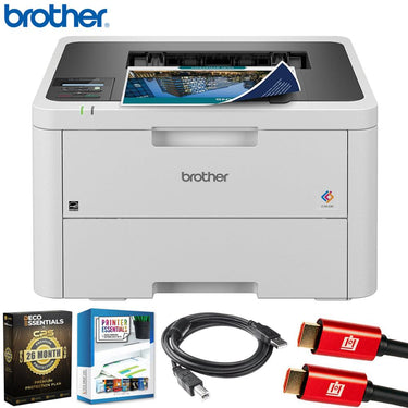 Brother HL-L3220CDW Color Laser Printer w/Wireless Printing +26 Months Protection Bundle