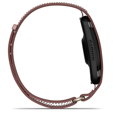 Garmin L-XL CIRQA Smart Band - Screenless 24/7 Health + Fitness Tracker, Mauve