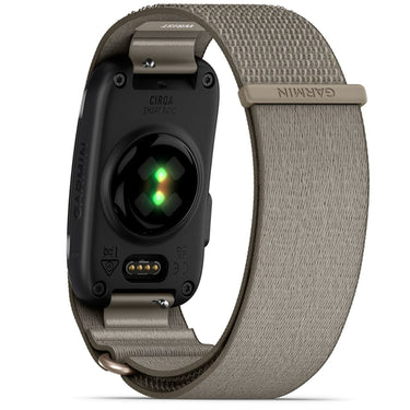 Garmin L-XL CIRQA Smart Band - Screenless 24/7 Health + Fitness Tracker, French Gray