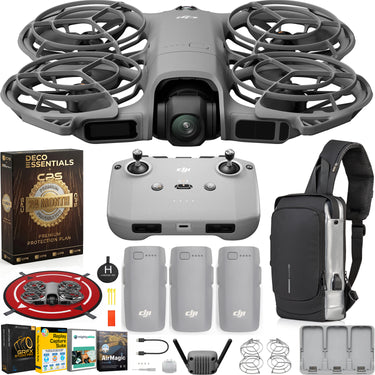 DJI Neo 2 Drone Fly More Combo 4K Camera + Extended Warranty Accessory Kit Bundle
