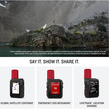 Garmin inReach Mini 3 Plus Satellite Communicator w/ Deco Gear Master Guide Bundle