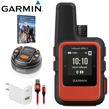 Garmin inReach Mini 2 Portable Satellite Communicator w/ Deco Gear Master Guide Bundle