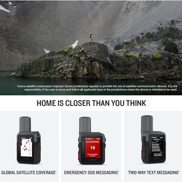 Garmin inReach Mini 3 Compact SOS Satellite Communicator +Deco Gear Master Guide Bundle