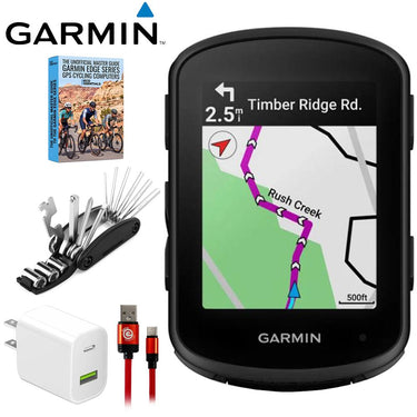 Garmin Edge 840, GPS Cycling Computer, Device Only w/ Deco Gear Master Guide Bundle