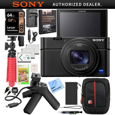 Sony Cyber-Shot DSC-RX100 VII Camera Kit DSC-RX100M7 Grip Tripod VCT-SGR1 Pro Bundle