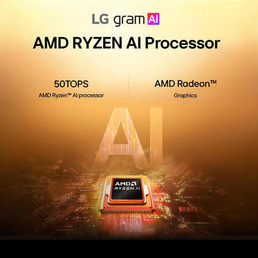 LG gram 15.6" Copilot+ PC AMD Ryzen AI 7, 16GB RAM, 512GB SSD Touch Laptop