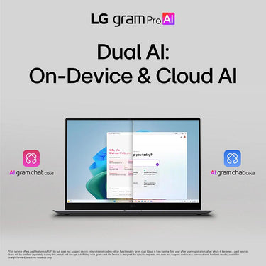 LG gram Pro 17" Copilot+ PC Intel Ultra 7, 32GB RAM, 512GB SSD Touch Laptop