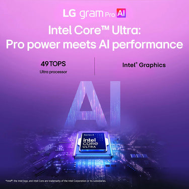 LG gram Pro 17" Copilot+ PC Intel Ultra 7, 32GB RAM, 512GB SSD Touch Laptop