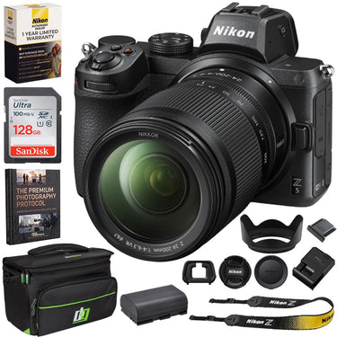 Nikon Z5 Full Frame Mirrorless Camera Body FX + 24-200mm Lens  + Deco Essentials eBook