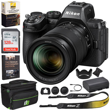 Nikon Z5 II with 24-70mm f/4 S Lens Mirrorless Camera Black + Deco Essentials eBook