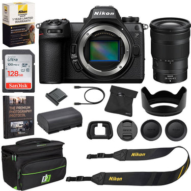 Nikon Z6 III Mirrorless Camera with 24-120mm f/4 S Lens Kit  + Deco Essentials eBook
