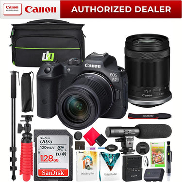 Canon EOS R7 Mirrorless Camera with RF-S 18-150mm F3.5-6.3 IS STM Lens Kit Pro Bundle