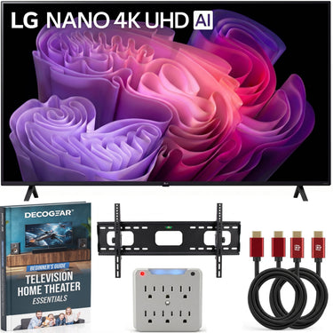 LG 75-Inch Nano 4K UHD AI NU70 Smart TV (2026) w/ Accessories Bundle