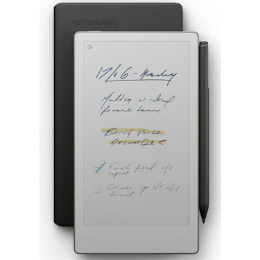 reMarkable Paper Pro Move with Marker Plus and Black Leather Book Folio - Refurbished