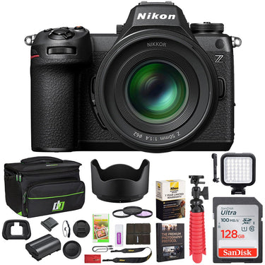 Nikon Z6III Full Frame Mirrorless Camera + 50mm F1.4 Lens Kit + Accessories Bundle
