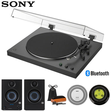 Sony PS-LX3BT Full Auto Playback Turntable, Black + PreSonus Eris 3.5 Studio Monitors