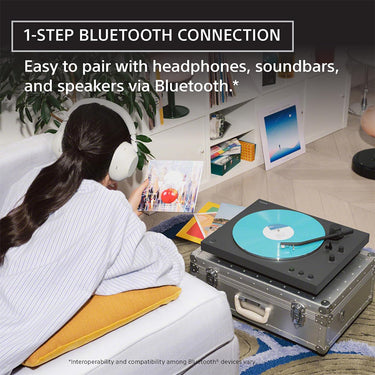Sony PS-LX3BT Full Auto Playback Turntable, Black + PreSonus Eris 3.5 Studio Monitors