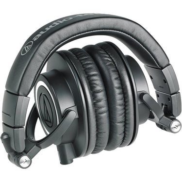 Audio-Technica Professional Studio Headphones Black + Headphone Case and Stand