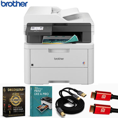 Brother Digital Color All-in-One Printer with 26 Month Protection Bundle