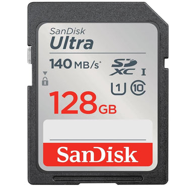Sandisk 128GB Ultra SDXC Memory Card Class 10/UHS-I, 140MB/S