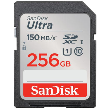 Sandisk Ultra SDXC 256GB UHS Class 10 Memory Card, Up to 150MB/s Read Speed