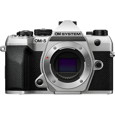 OM SYSTEM Olympus OM-5 Mark II 20.4MP 4K Video Digital Camera Body; Silver + Hiking Bundle