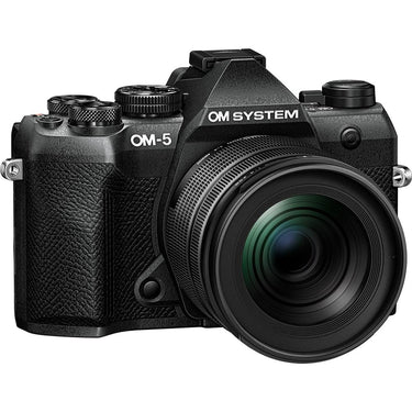 OM SYSTEM Olympus OM-5 Mark II 12-45mm Pro Lens Kit in Black + Hiking Bundle