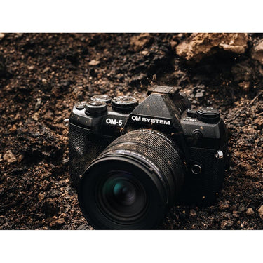 OM SYSTEM Olympus OM-5 Mark II 12-45mm Pro Lens Kit in Black + Hiking Bundle