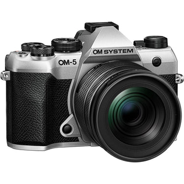 OM SYSTEM Olympus OM-5 Mark II 12-45mm Pro Lens Kit in Silver + Hiking Bundle