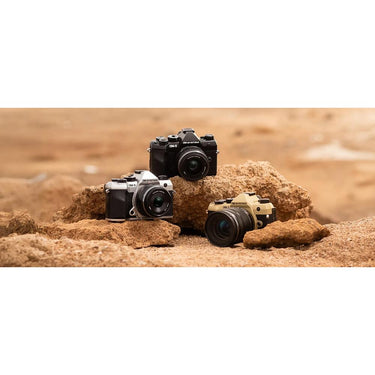 OM SYSTEM Olympus OM-5 Mark II Camera with M.ZUIKO 14-150mm Lens; Black + Hiking Bundle