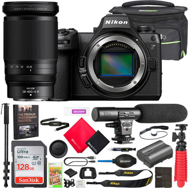 Nikon Z6III Mirrorless Camera with FX 28-400mm Lens Accessories Kit