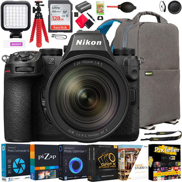 Nikon Z5II FX Full-Frame Mirrorless Camera with 24-105mm Lens Kit + Accessory Bundle