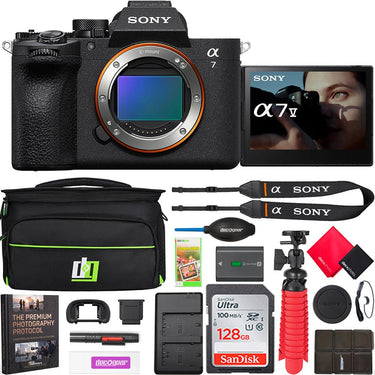 Sony a7 V Mirrorless Full Frame Camera Body ILCE-7M5 +Photography Accessories Bundle