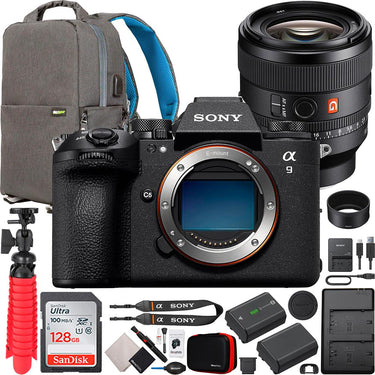 Sony Alpha 9 III Full Frame Mirrorless Camera ILCE-9M3 + 50mm f/1.4 GM Lens Bundle