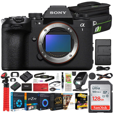 Sony Alpha 1 II Full-frame Mirrorless Camera (Body) w/ Accessories Bundle