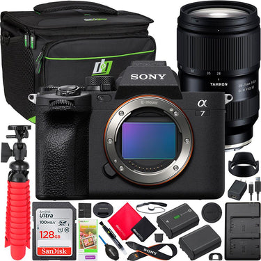 Sony a7 IV Mirrorless Full Frame Camera Kit + Tamron 28-75mm F2.8 G2 Lens Bundle