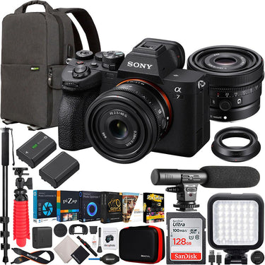Sony a7 IV Full Frame Mirrorless Camera + FE 40mm F2.5 G Lens Kit SEL40F25G Bundle
