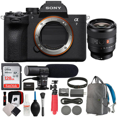 Sony a7 V Full-Frame Mirrorless Camera Body Only + 50mm Lens Accessory Bundle